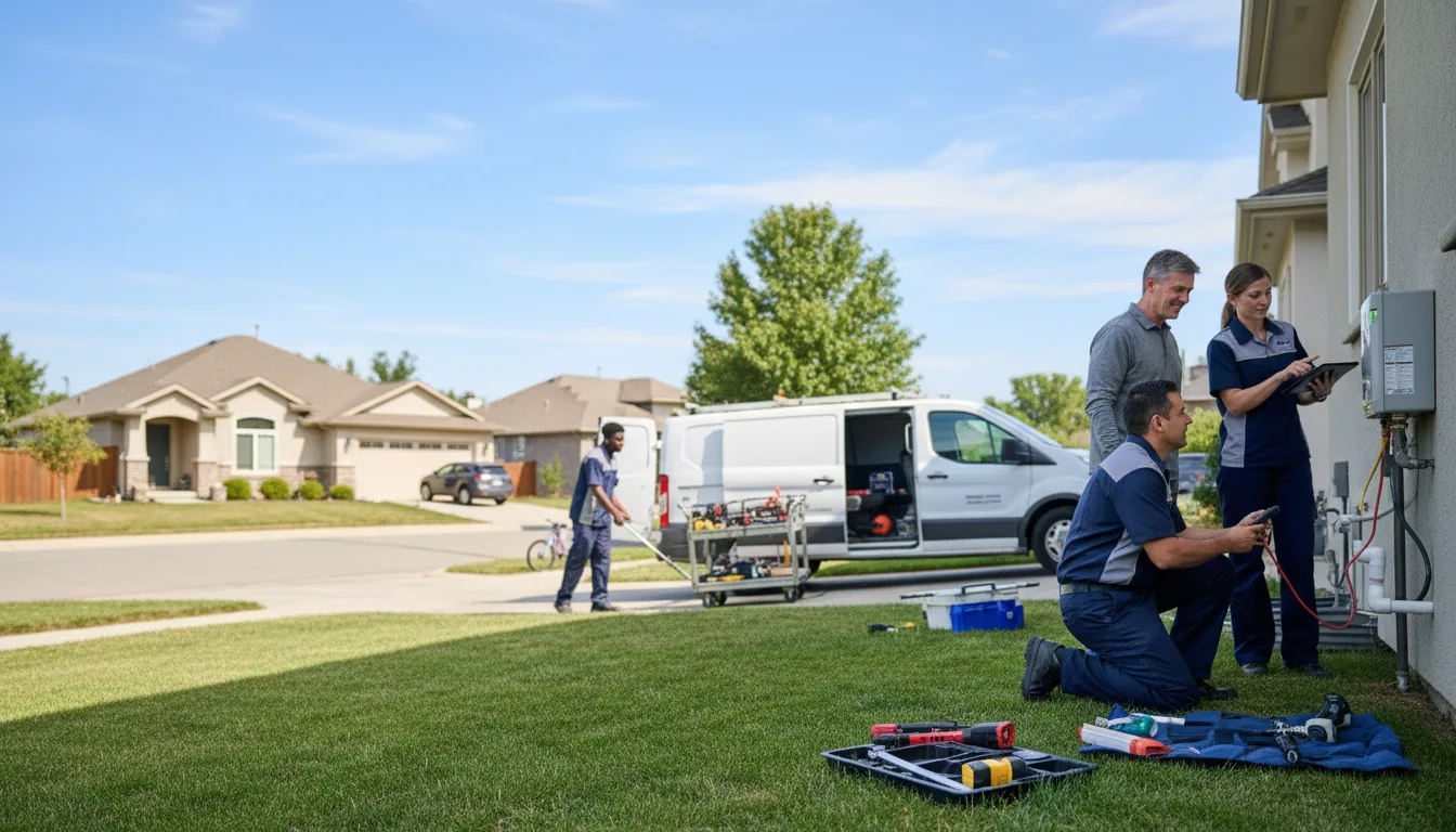 Tankless water heater service in Santa Rosa, TX